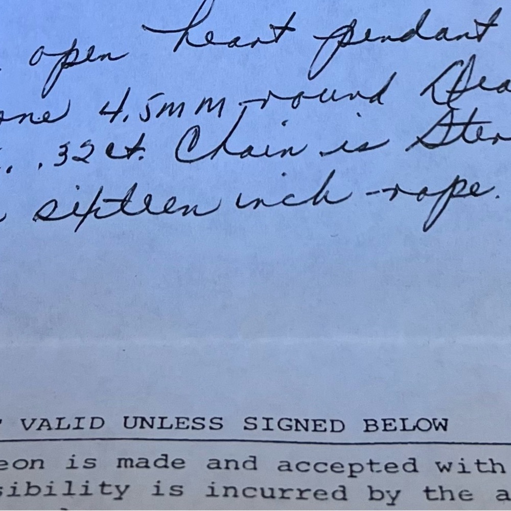 Open Heart Pendant Necklace